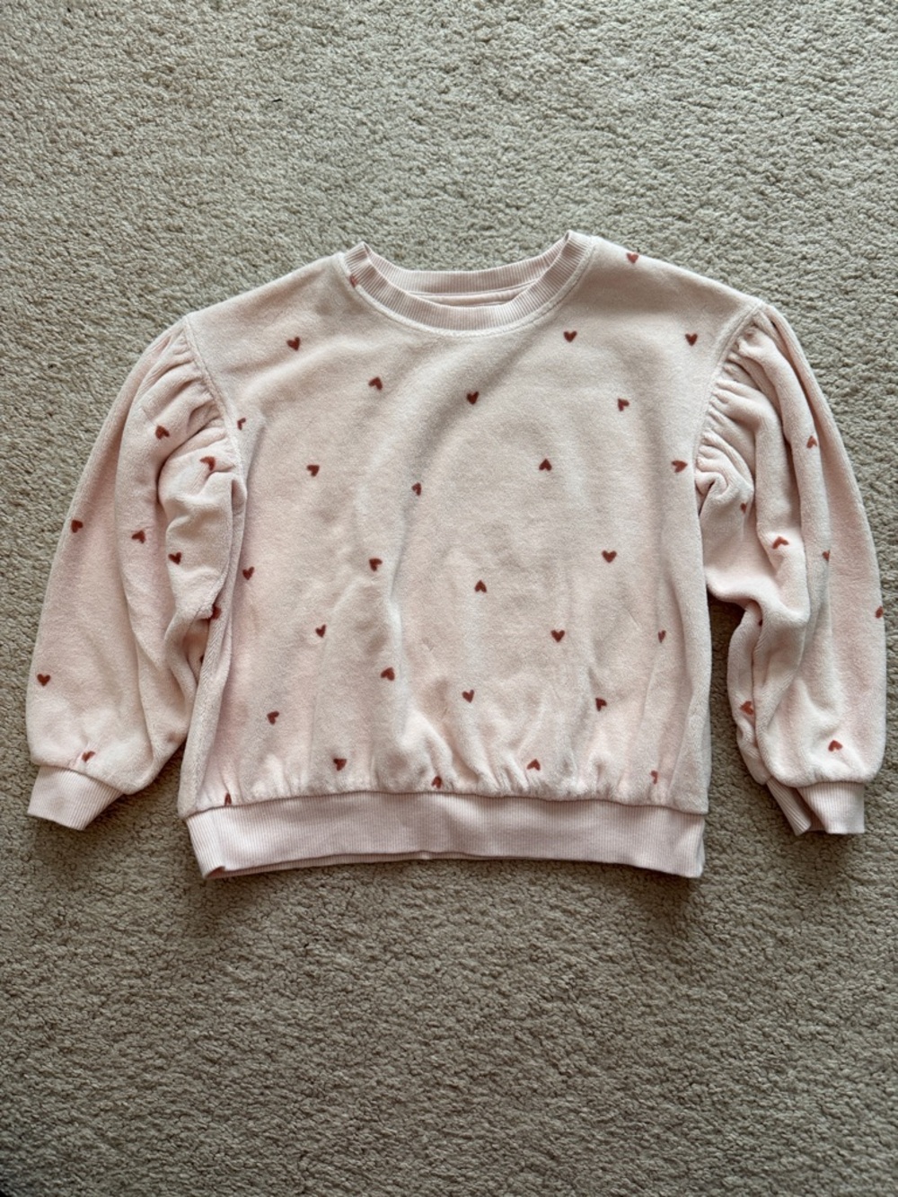 Cat & Jack pale pink plush top